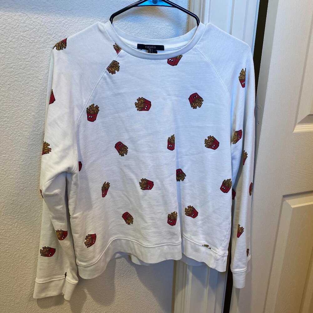 Forever 21 Graphic Fries Sweatshirt